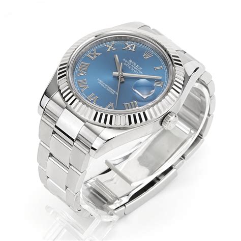 rolex datejust 2 bleu|rolex datejust blue face 41mm.